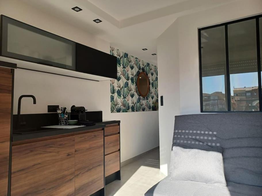 Cap'Nomad Studio Cote Port - Terrasse - Piscine - Parking Agde Exterior foto